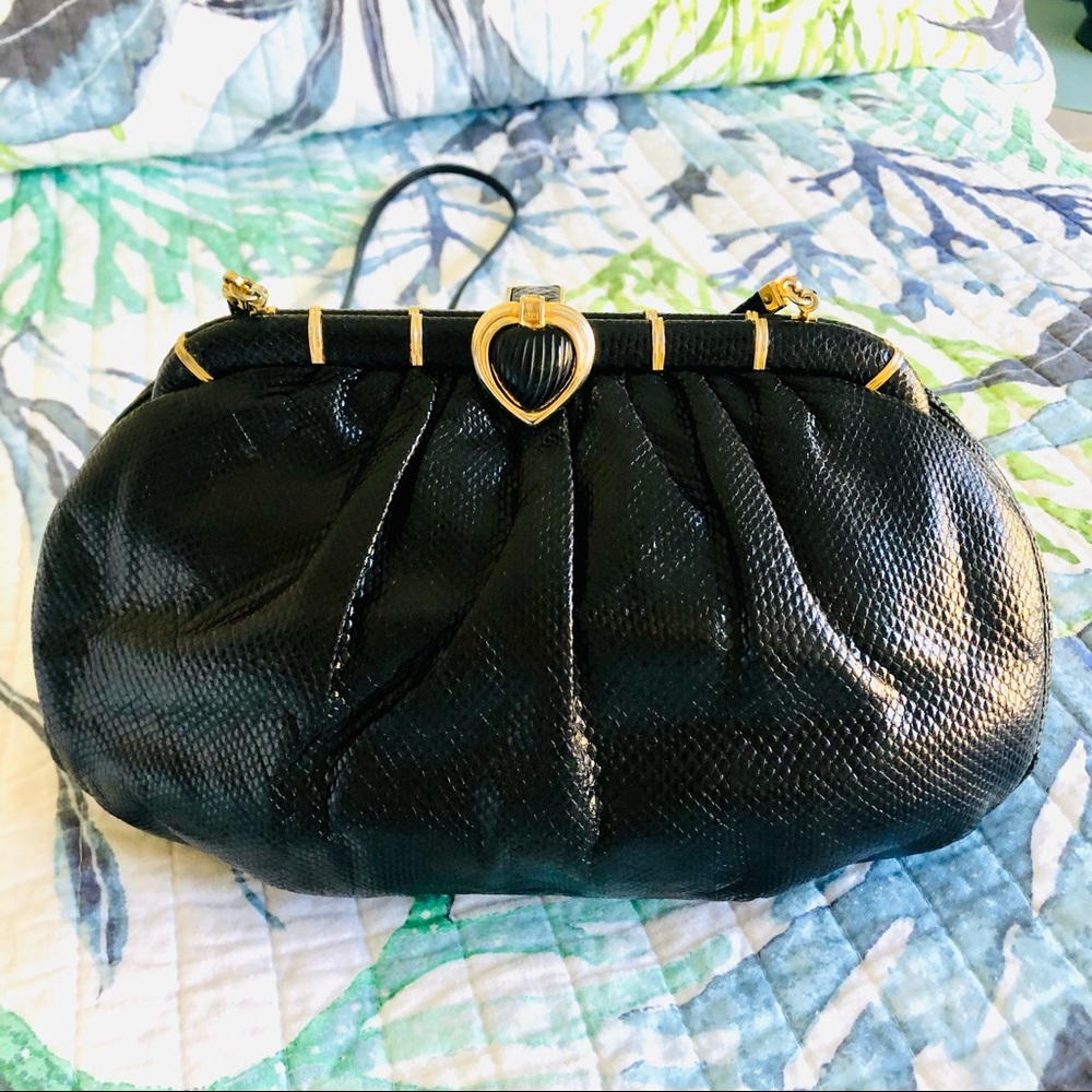 Judith Leiber Leather Crossbody Bag